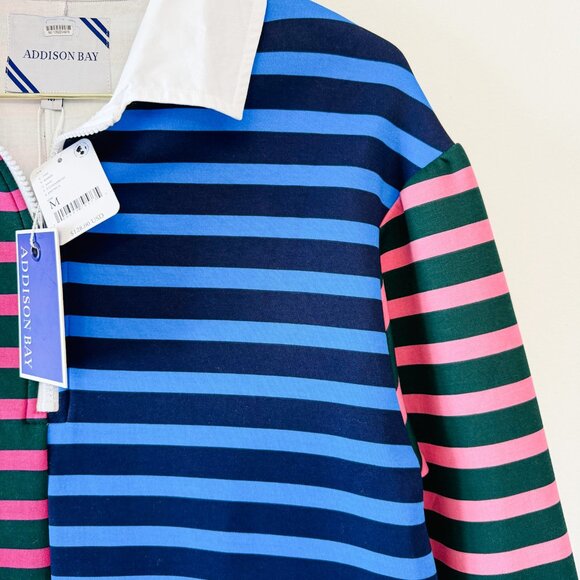 NWT Addison Bay Rara Rugby Pullover, Size Medium - Picture 4 of 9